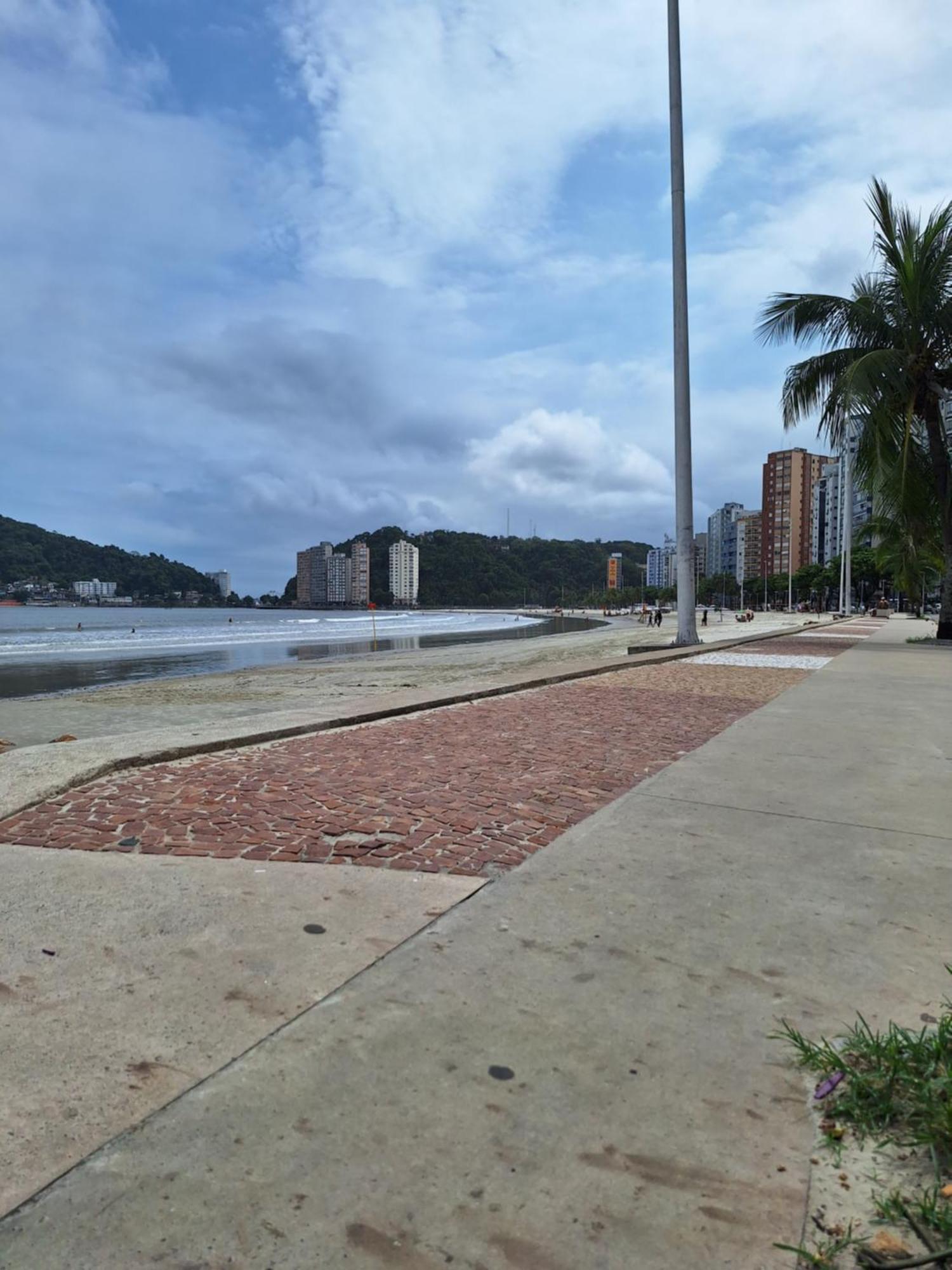 Apartmán Pe Na Areia Gonzaguinha Sao Vicente Exteriér fotografie